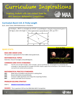 A Tricky Length - Mathematical Association of America