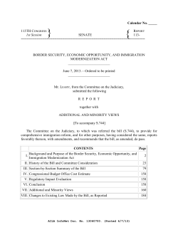 Calendar No. _____ 113TH CONGRESS 1st Session