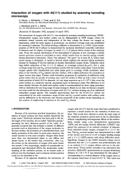 Interaction of oxygen with Al(111) studied by scanning tunneling