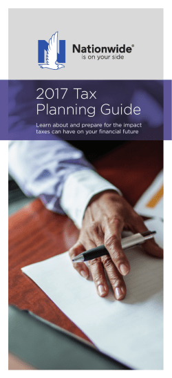 2017 Tax Planning Guide
