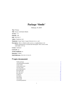 Package `Simile`