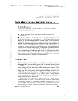 Space Weathering on Moon/Asteroids