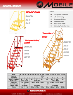 Rolling Ladders - MOBILE INDUSTRIES INC.