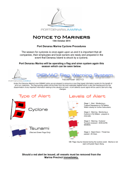 PDML Cyclone Procedures 2015:16