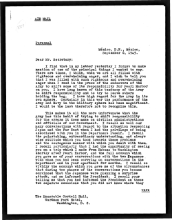 AIR MAIL Mexioo, DF, Mexico, September o, 1945. Dear