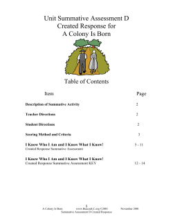 Summative D  - Beacon Learning Center