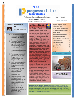 Newsletter - Progress Industries