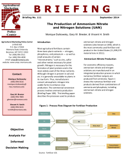 Briefing No. 111 - Agricultural Marketing Policy Center (AMPC)