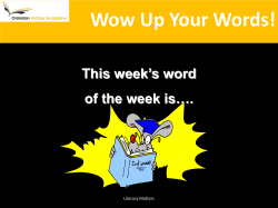 Flagrant - Ormiston Victory Academy