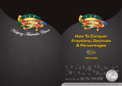 How to Conquer Fractions, Decimals