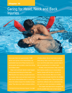 Chapter 10 Caring For Head, Neck And Back Injuries