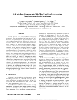 A Graph-based Approach to Skin Mole Matching Incorporating