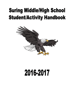 Student Handbook - Suring Public School District