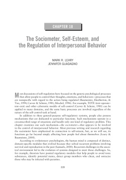 Handbook of Self-Regulation, Second Edition