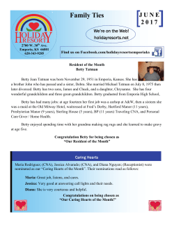 May 2017 Family Ties