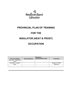 Insulator - Department of Advanced Education and Skills