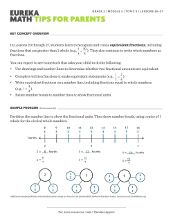 Partition the number line to show the fractional units. Then draw