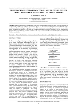 design of high performance wallace tree multiplier using