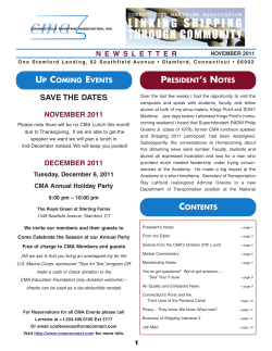newsletters - Connecticut Maritime Association