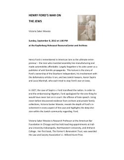 henry ford`s war on the jews