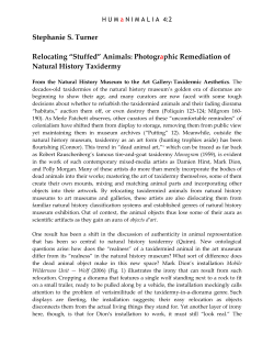 Stephanie S. Turner Relocating &ldquo;Stuffed&rdquo; Animals