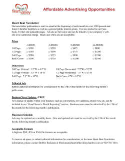 Affordable Advertising Opportunities updated
