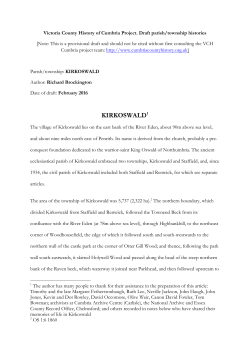 kirkoswald - Cumbria County History Trust