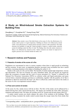 A Study on Wind-Induced Smoke Extraction Systems for Building Fires