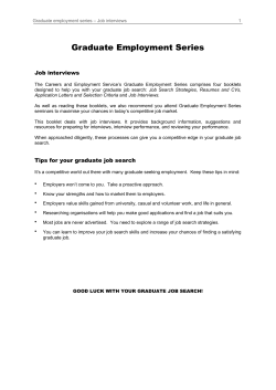 Interview Seminar Booklet