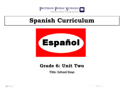 Unit 2 - Paterson Public Schools