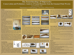 Faunal Application Conservation Zooarchaeology Analysis Abstract