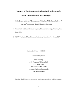 Impacts Of Shortwave Penetration Depth On Large