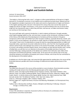 English and Scottish Ballads