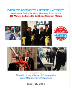 Maker Mayors Action Report