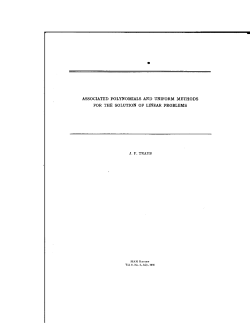 associated polynomials and uniform methods for the solution of