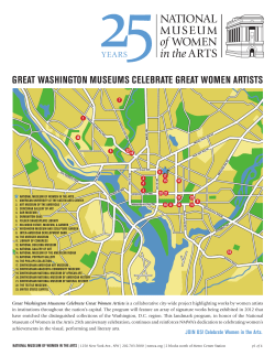 Great Washington Museums Celebrate Great Women Artists