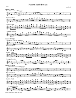 Oboe Scales