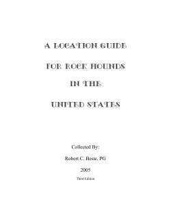 A Location Guide for Rock Hounds in the United States