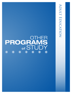 programs study - City Colleges of Chicago