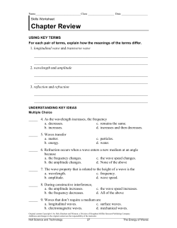 Chapter Review