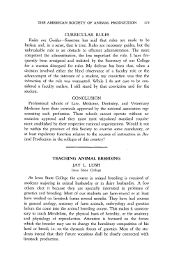 THE AMERICAN SOCIETY OF ANIMAL PRODUCTION 175