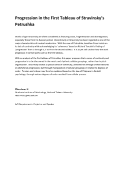 Abstracts - Society for Music Analysis