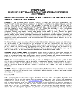 official rules southern chevy dealers ultimate vip game day