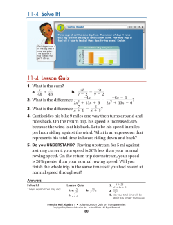 Solve It! - MathChamber