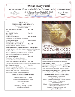 Divine Mercy Parish Parroquia Divina Misericordia