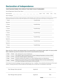 Declaration of Independence