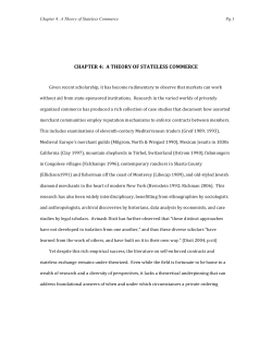 CHAPTER 4: A THEORY OF STATELESS COMMERCE