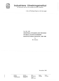 Industriens Utredningsinstitut