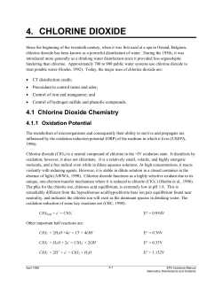CHLORINE DIOXIDE