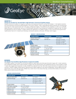 GeoEye Constellation